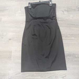 Elegant Black Strapless Dress